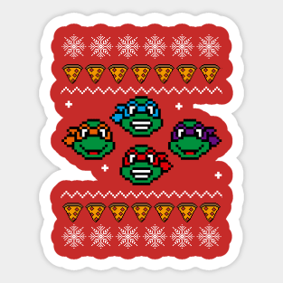 TMNT Ugly Sweater Sticker